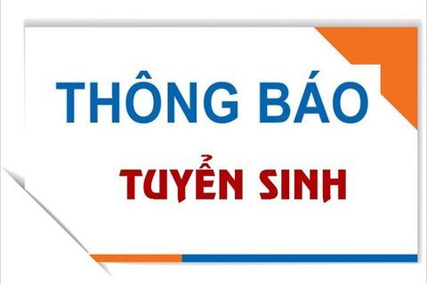 Thông báo tuyển sinh trình độ đại học chính quy tuyển mới năm 2024