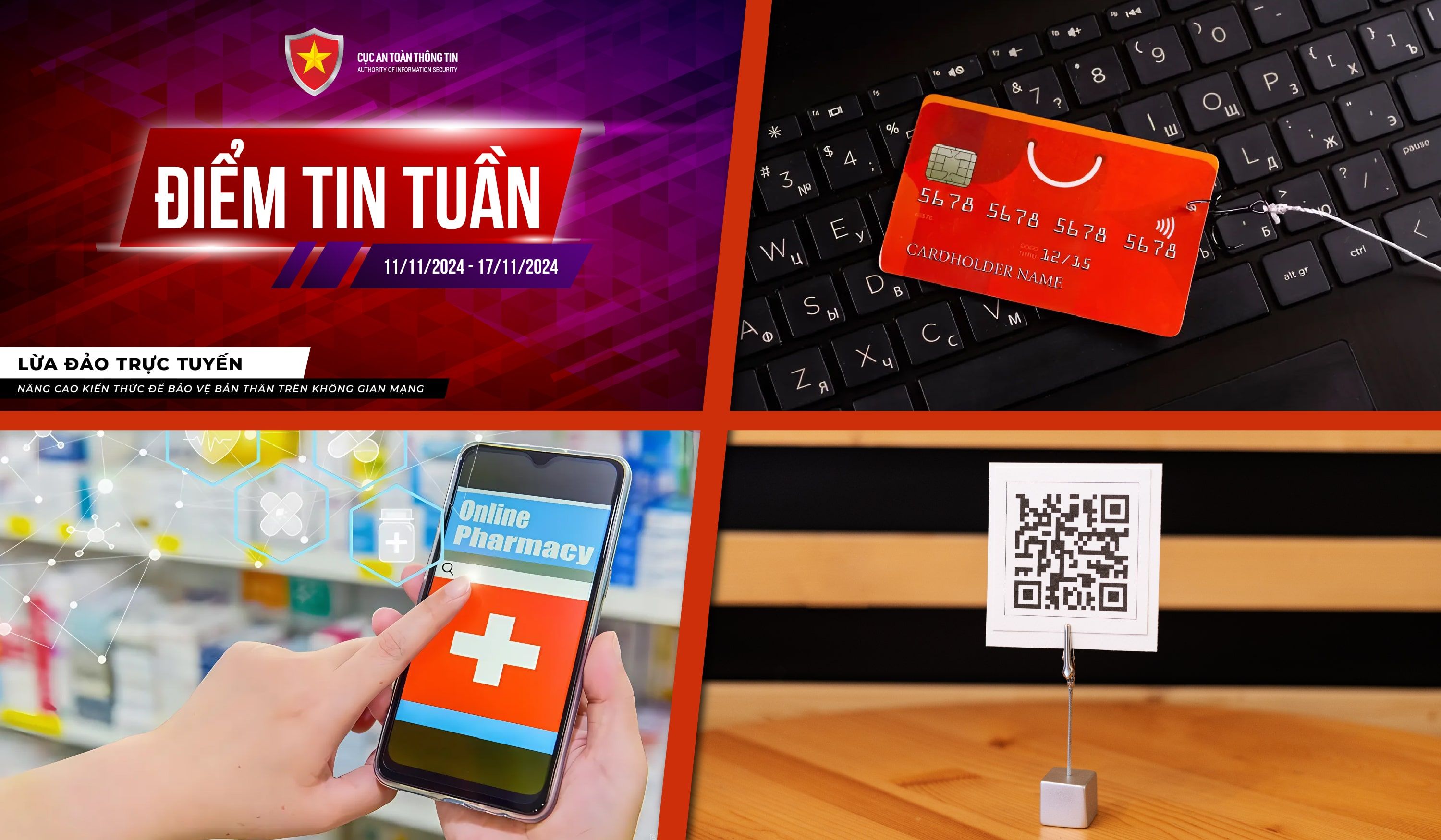 SERIES ĐIỂM TIN TUẦN (11/11 - 17/11/2024): THỦ ĐOẠN TINH VI CỦA CÁC ĐỐI TƯỢNG LỪA ĐẢO MẠO DANH