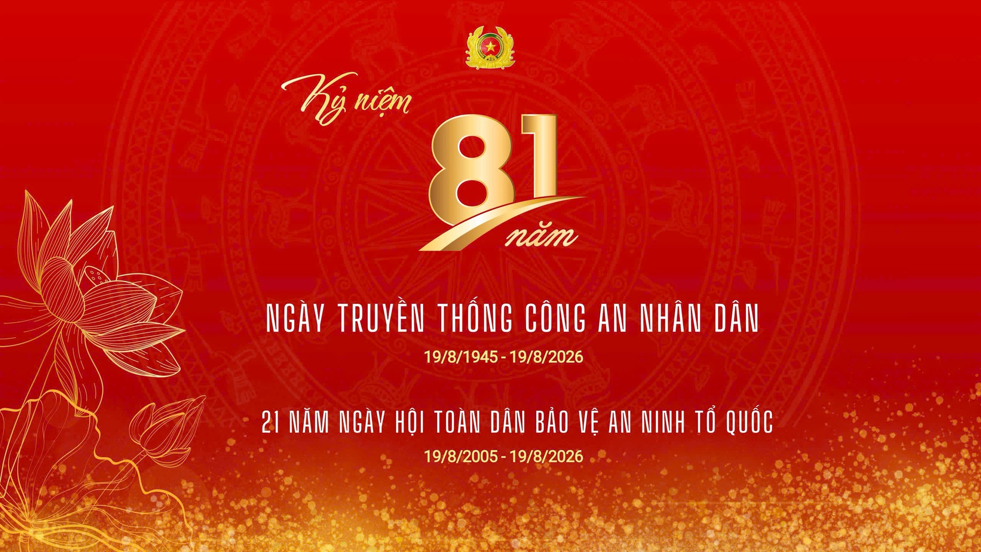 KỶ NIỆM 81 NĂM NGÀY TRUYỀN THỐNG CÔNG AN NHÂN DÂN (19/8/1945 - 19/8/2026) VÀ…