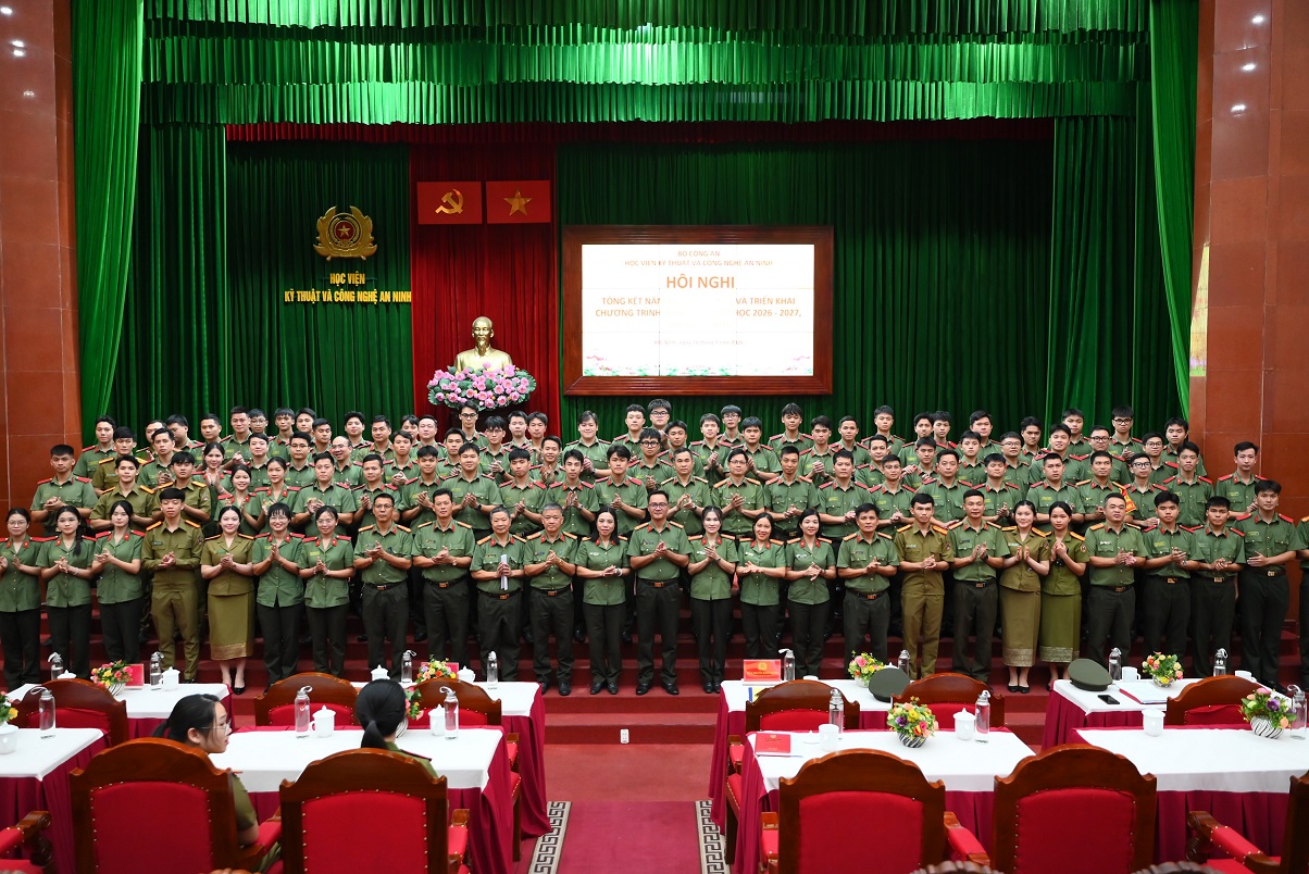 Học viện Kỹ thuật và Công nghệ an ninh tổ chức Hội nghị tổng kết…