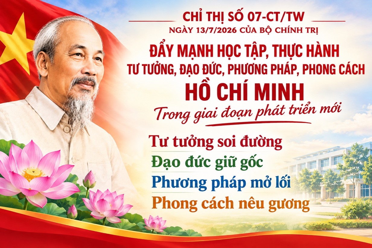 Đẩy mạnh học tập, thực hành tư tưởng, đạo đức, phương pháp, phong cách Hồ…
